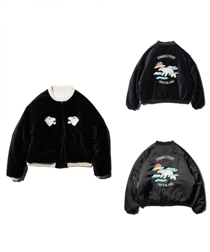 THRIFTY LOOK / SUNDERSTORM SOUVENIR PADDED BLOUSON