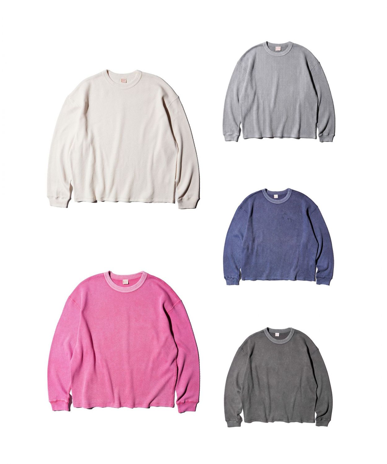 COTTON THERMAL CREW TEE