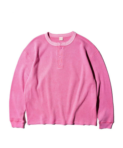 COTTON THERMAL 3B HENLEY TEE