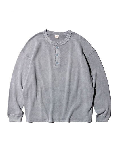 COTTON THERMAL 3B HENLEY TEE