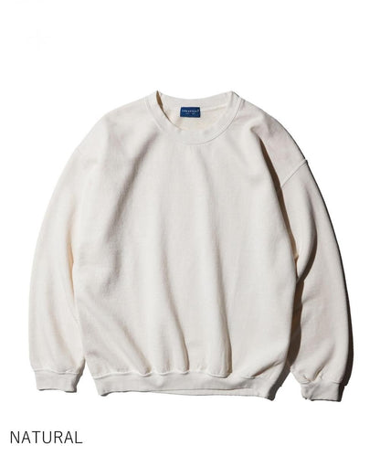90S PIGMENT CREW SWEAT NATURAL