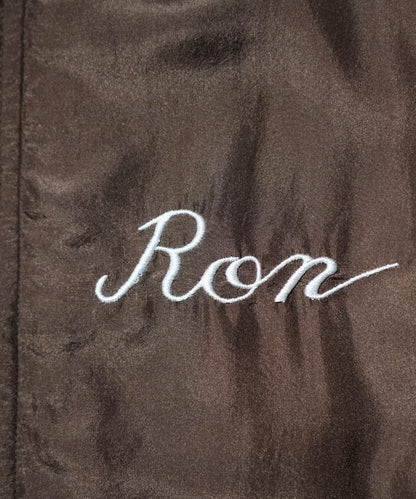 SILK ROCKABILLY BLOUSON - BROWN
