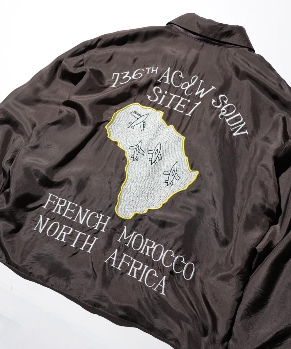 SILK ROCKABILLY BLOUSON - CHARCOAL