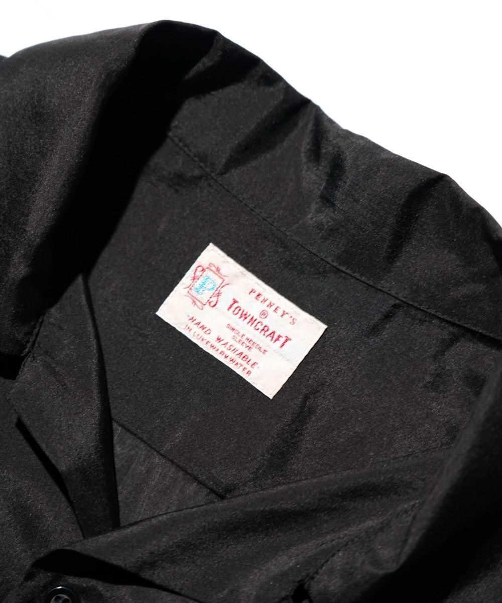 40S SILK W-FLAP LOOP COLLAR SHIRT - GRAY