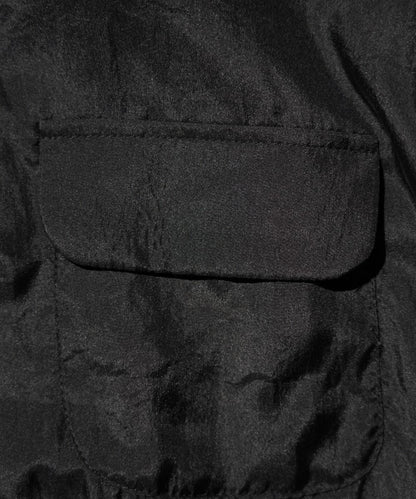 40S SILK W-FLAP LOOP COLLAR SHIRT - GRAY