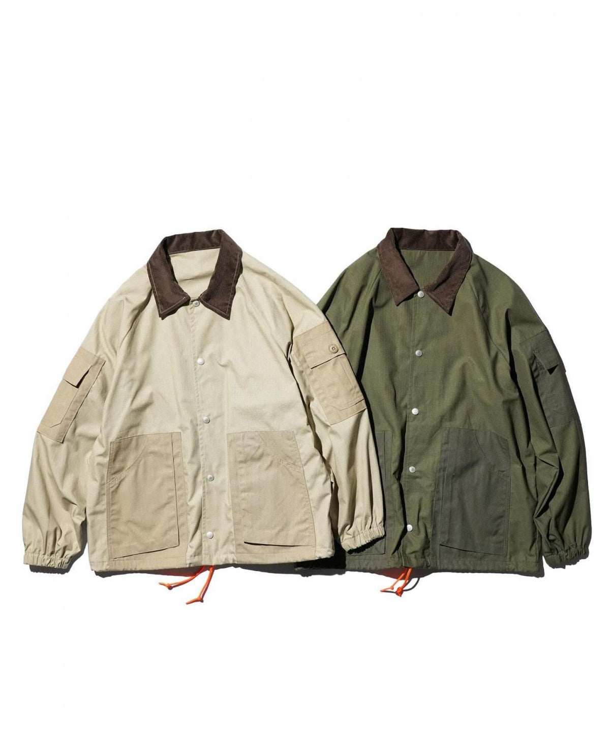 US MADE UPCYCLE COACHERS JACKET
