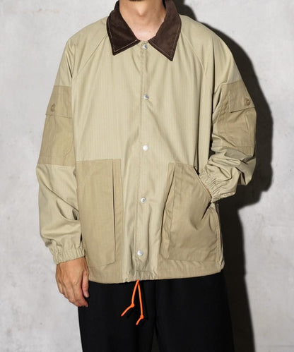 US MADE UPCYCLE COACHERS JACKET