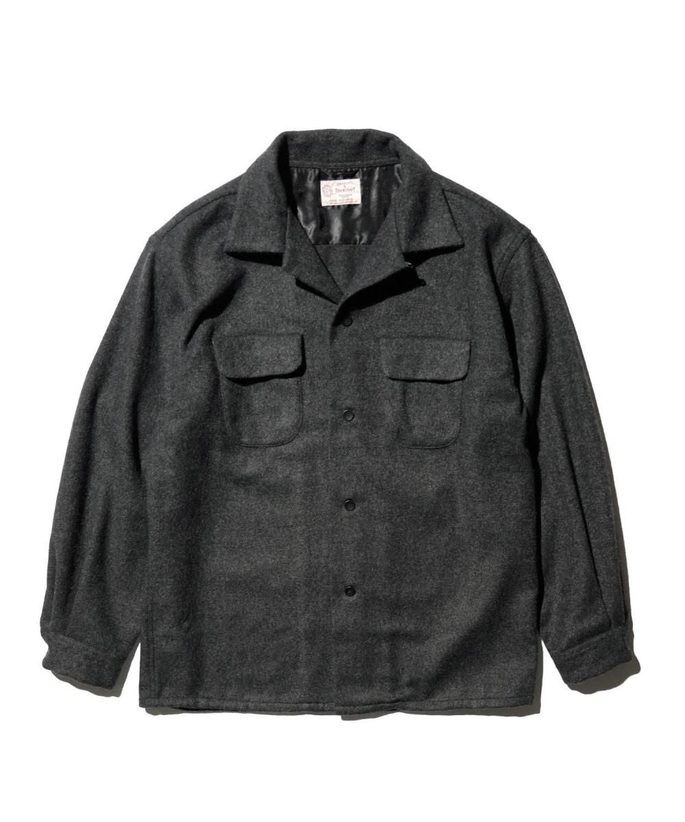 50S WOOL W-FLAP LOOP COLLAR SHIRT