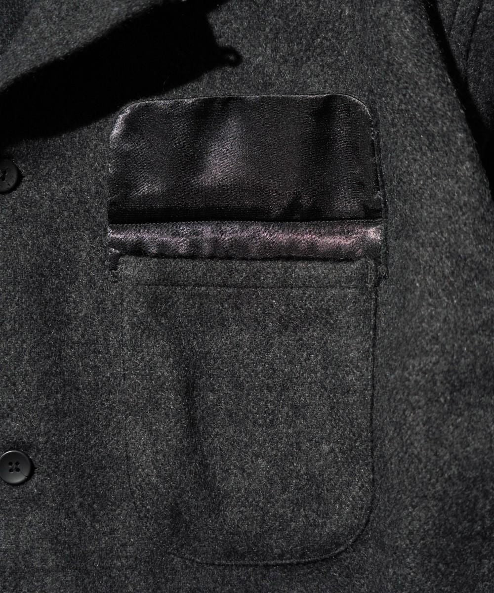 50S WOOL W-FLAP LOOP COLLAR SHIRT