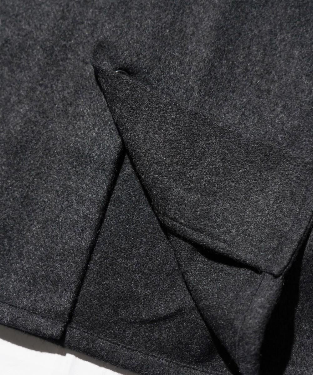 50S WOOL W-FLAP LOOP COLLAR SHIRT