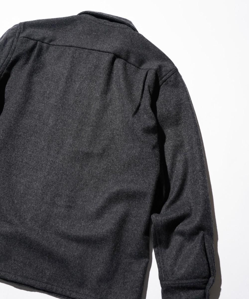50S WOOL W-FLAP LOOP COLLAR SHIRT