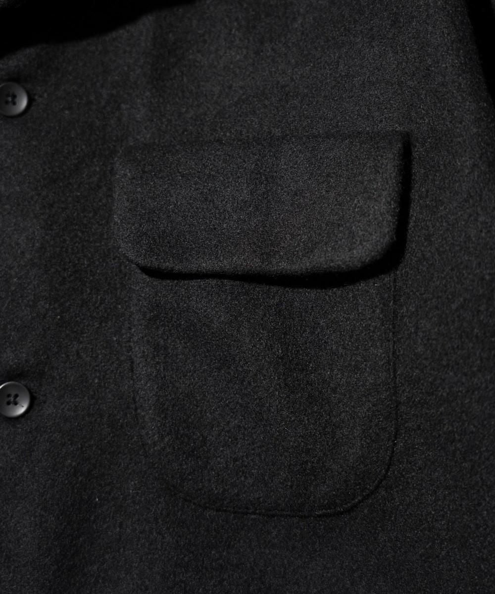 50S WOOL W-FLAP LOOP COLLAR SHIRT