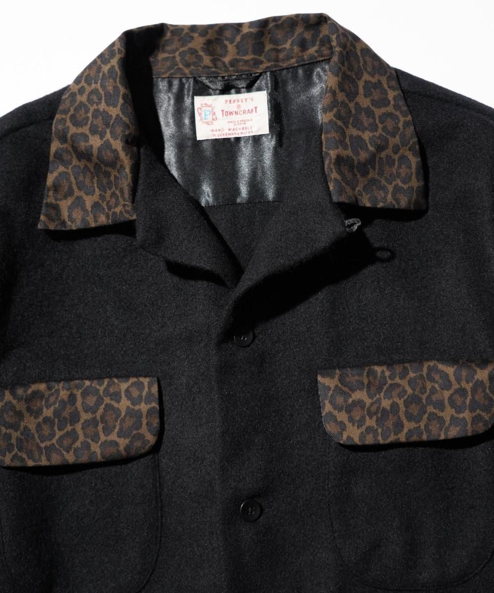 50S WOOL W-FLAP LOOP COLLAR SHIRT