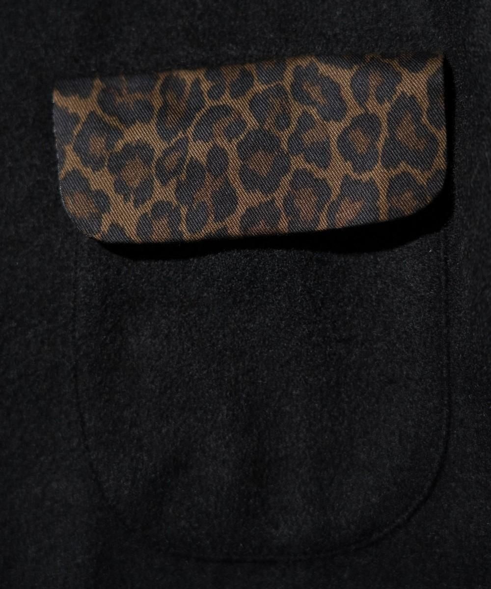 50S WOOL W-FLAP LOOP COLLAR SHIRT