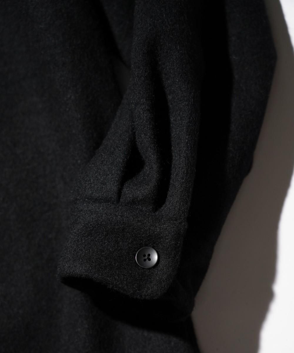 50S WOOL W-FLAP LOOP COLLAR SHIRT