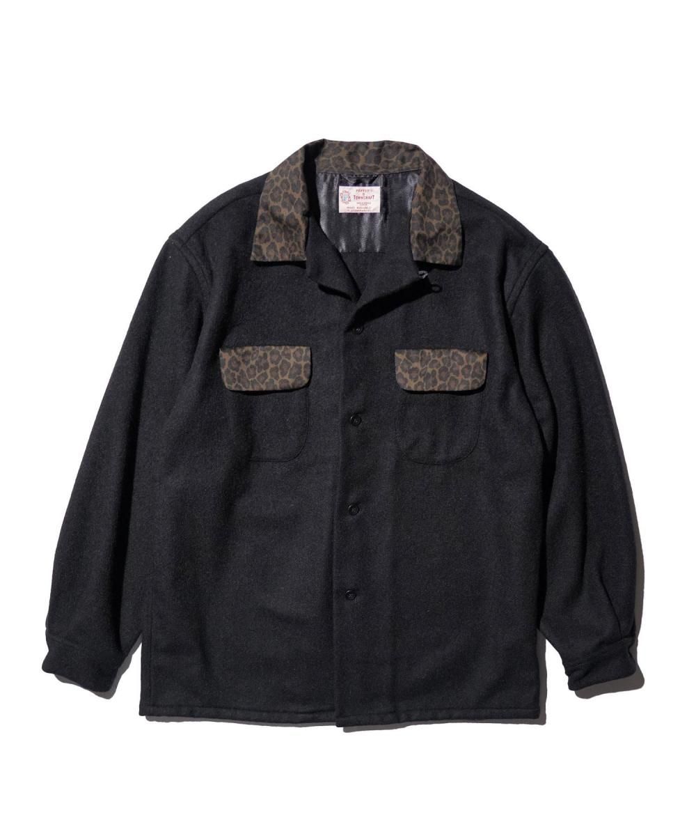 50S WOOL W-FLAP LOOP COLLAR SHIRT