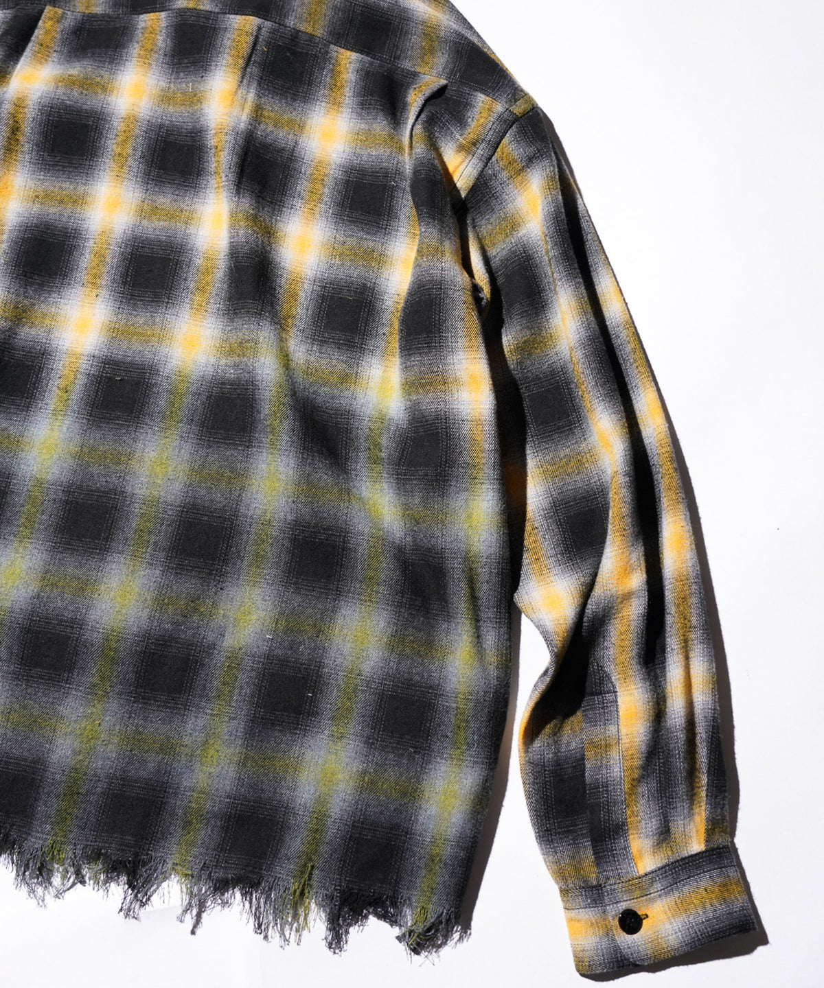 TOWNCRAFT ONE IN THE WORLD LOOP COLLAR W-FLAP 50S OMBRE FLANNEL SHIRT