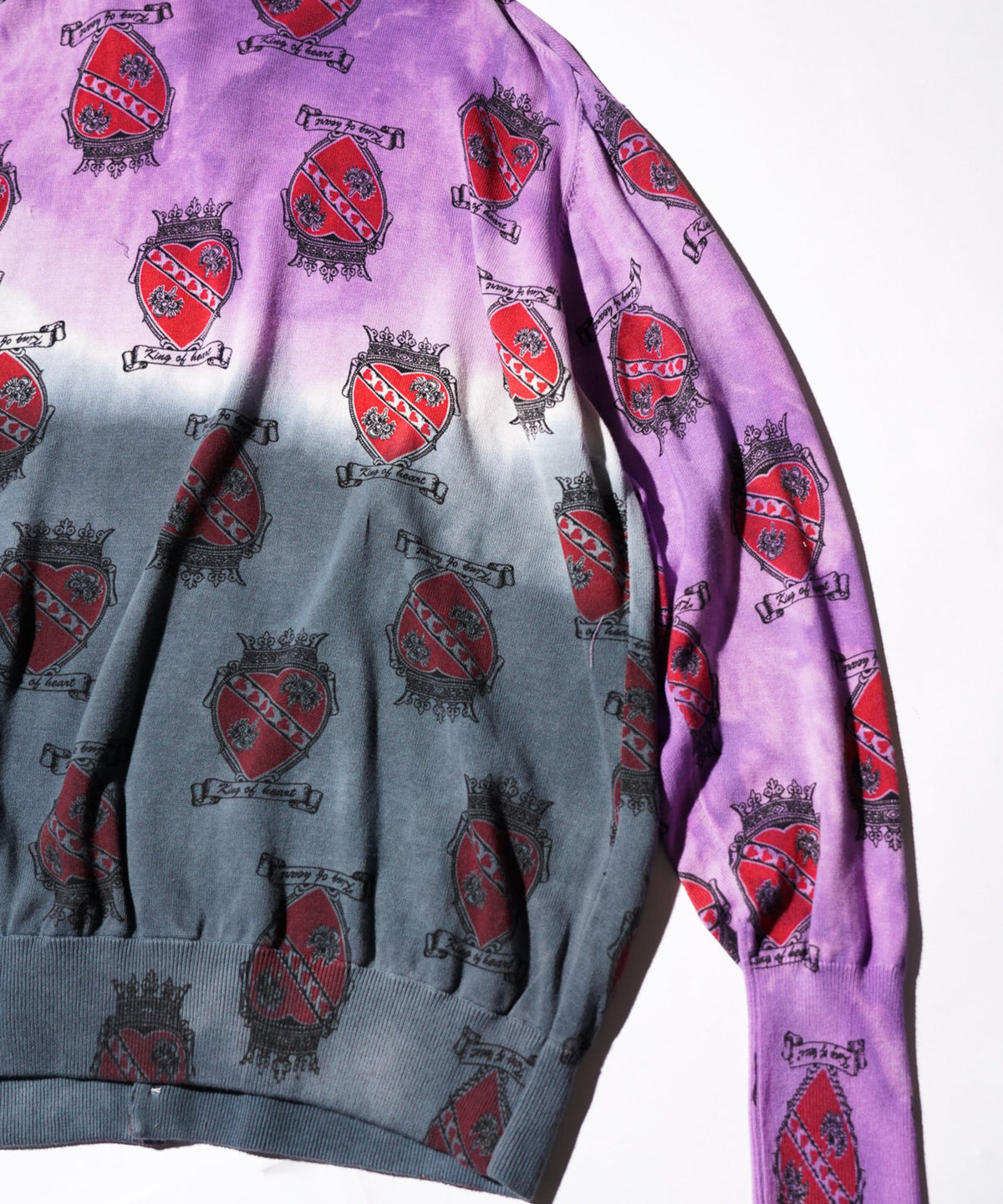 TOWNCRAFT ONE IN THE WORLD PRINTED HAND-DYE COTTON KNIT