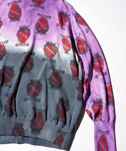 TOWNCRAFT ONE IN THE WORLD PRINTED HAND-DYE COTTON KNIT