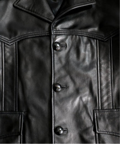 LEATHER RANCHER COAT