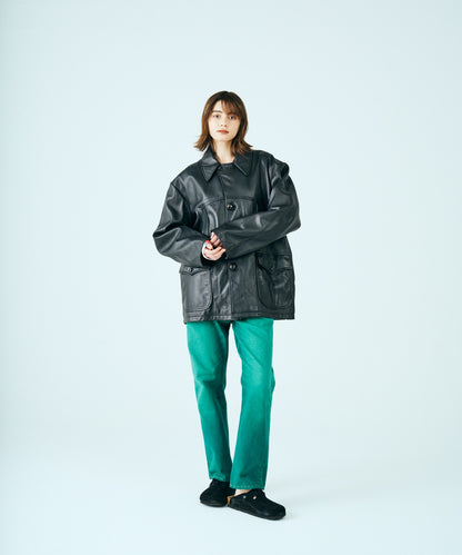 LEATHER RANCHER COAT