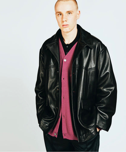 LEATHER RANCHER COAT