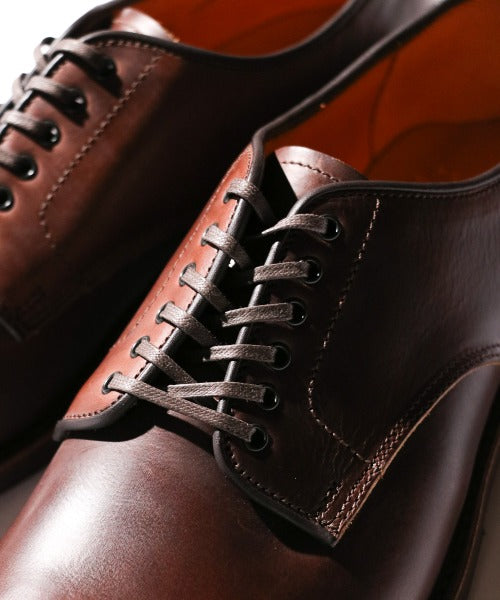 6-EYE PLAIN TOE DERBY SHOES