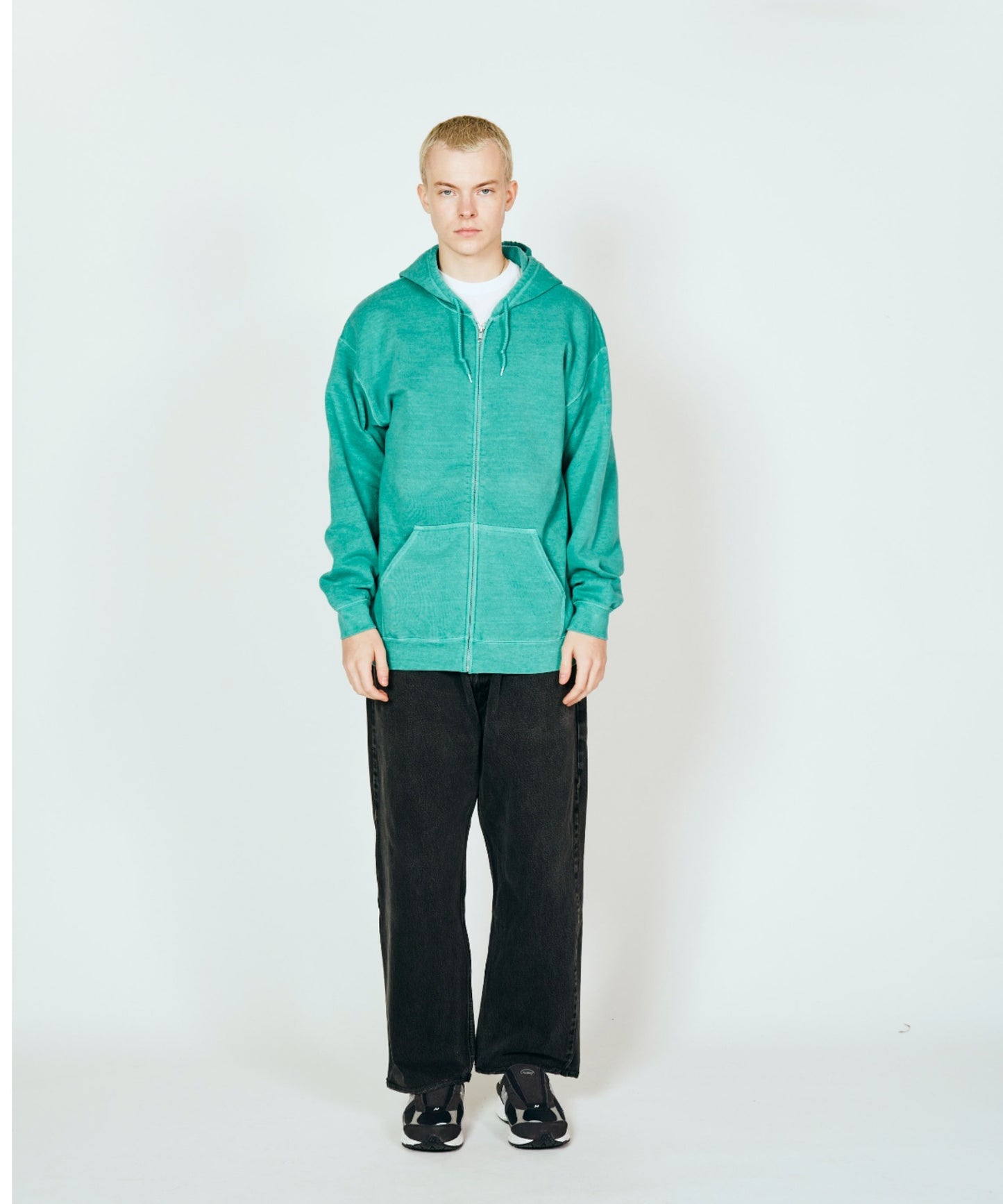 90S PIGMENT FULL ZIP HOODIE