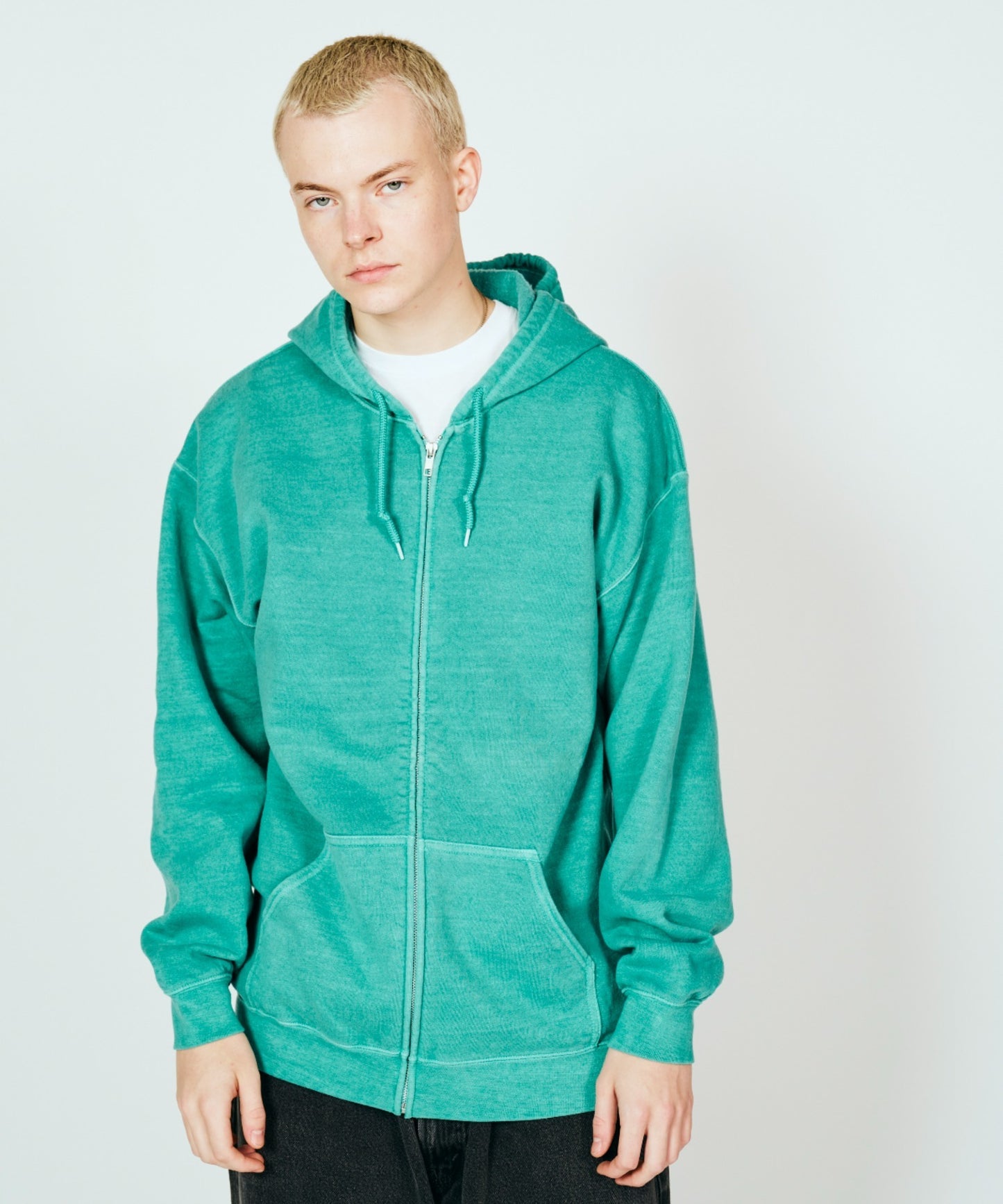 90S PIGMENT FULL ZIP HOODIE