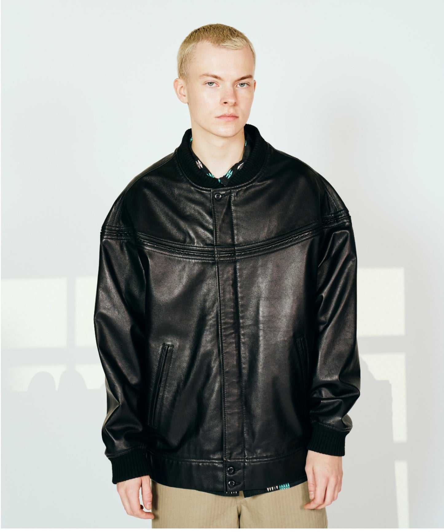 LEATHER DERBY JACKET