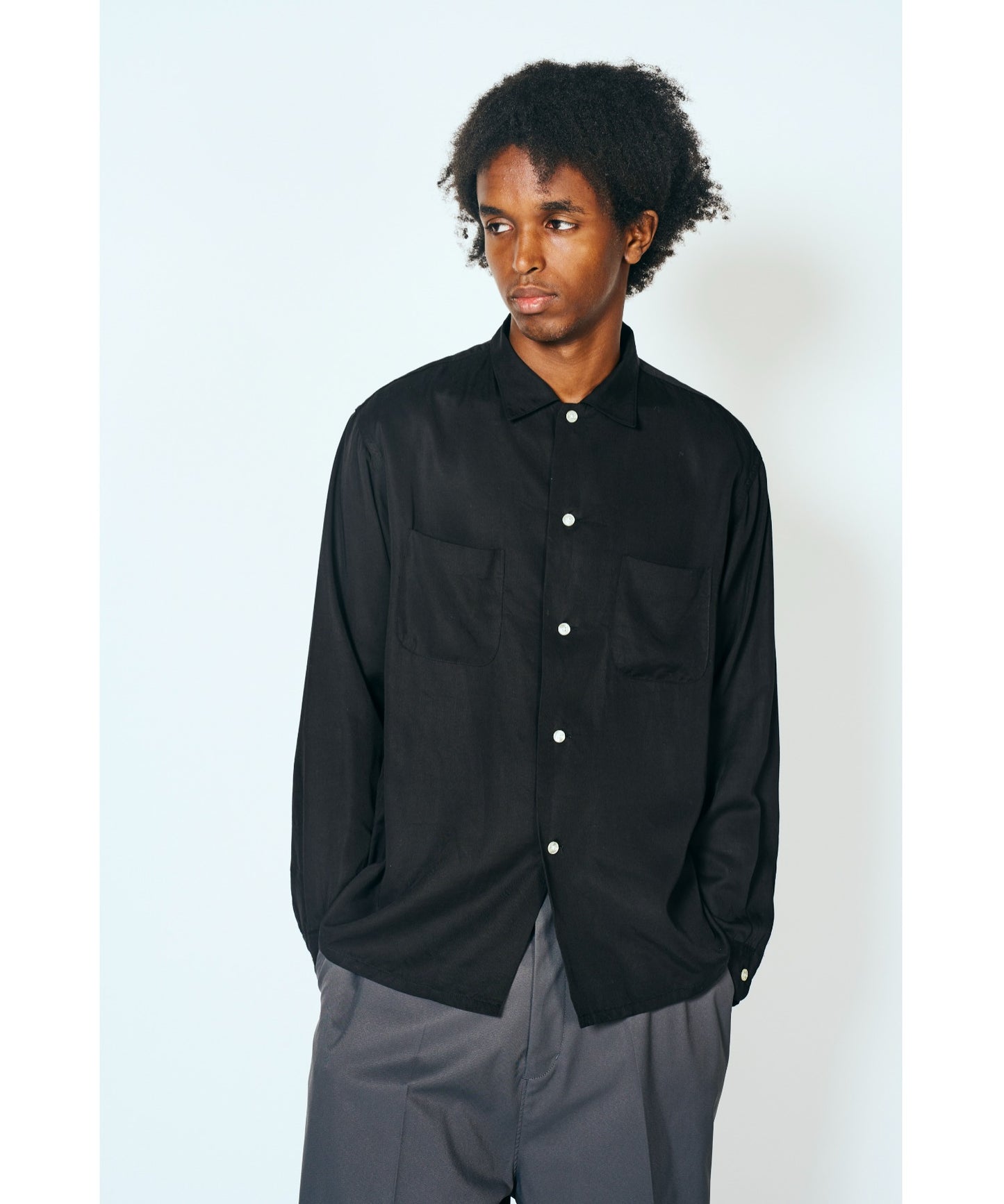 60S OPEN COLLAR SHIRT MADE IN JAPAN