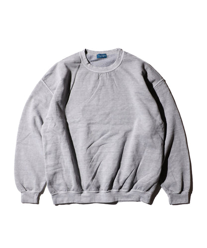 90S PIGMENT CREW SWEAT BLUE GRAY