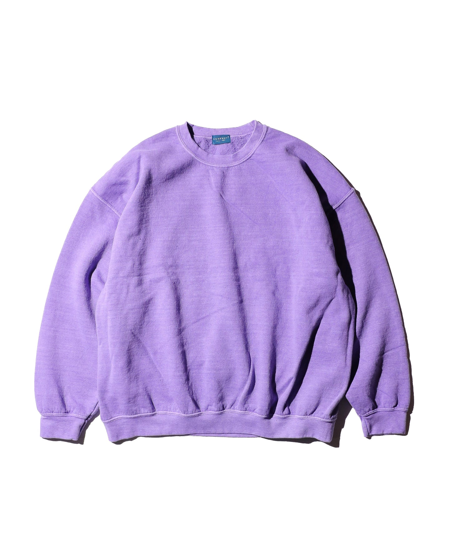 90S PIGMENT CREW SWEAT PURPLE