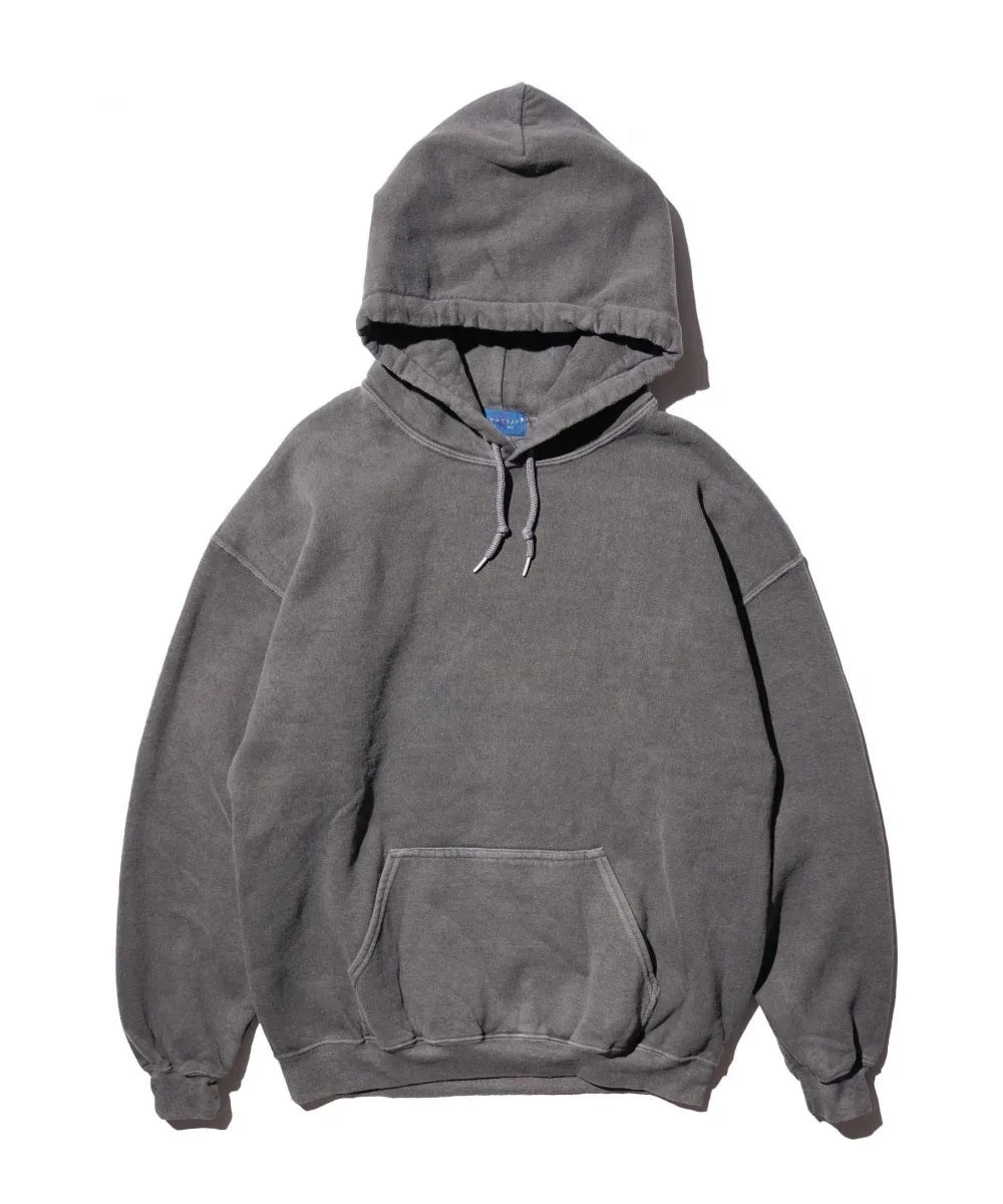 90S PIGMENT PULL HOODIE BLACK