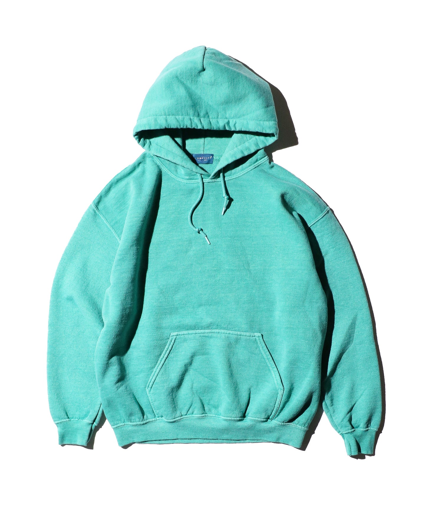 90S PIGMENT PULL HOODIE E.GREEN