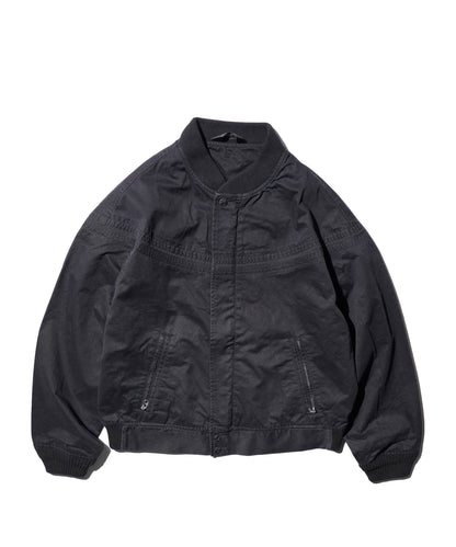 PIGMENT DYE DERBY JACKET BLACK