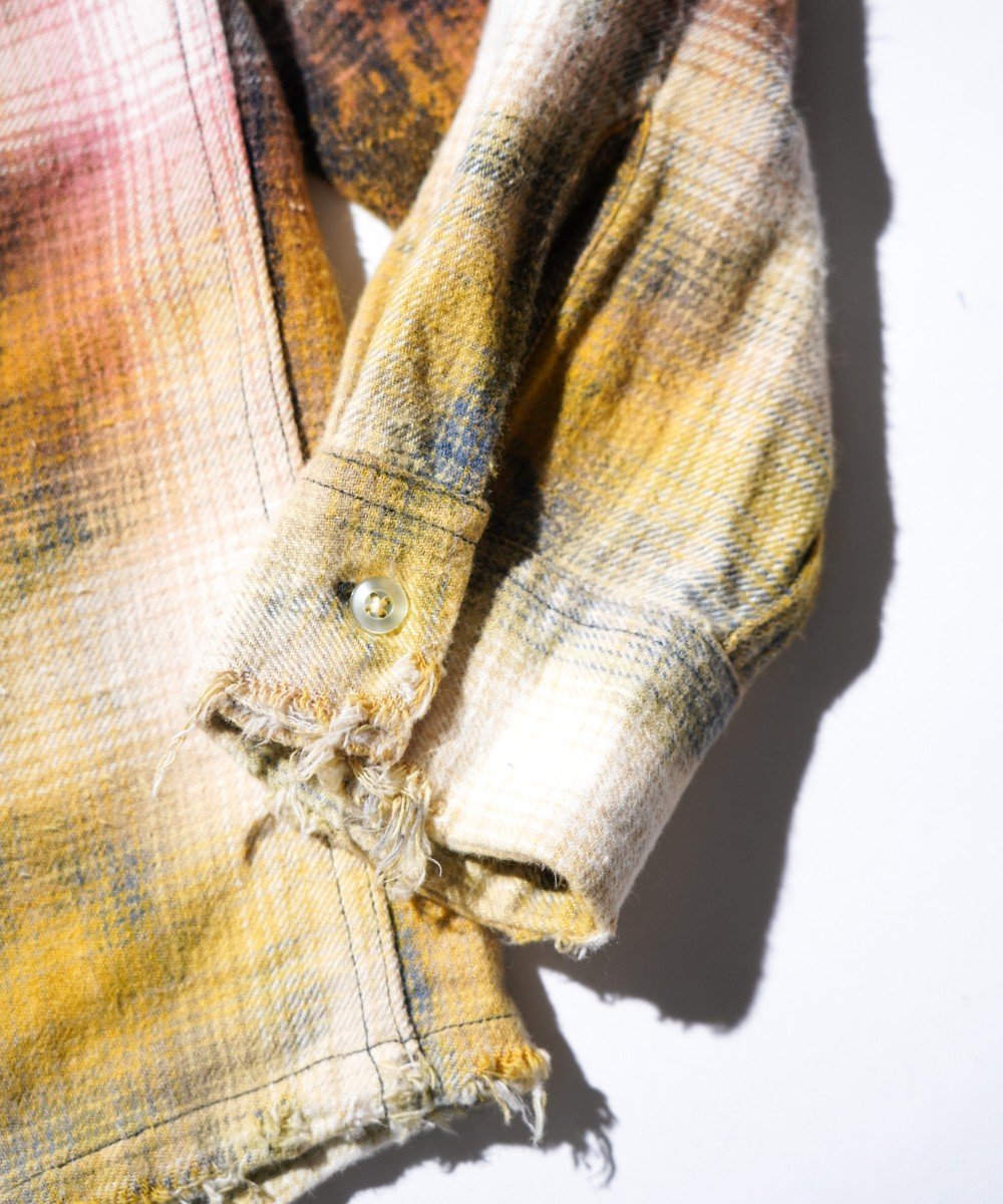 TOWNCRAFT ONE IN THE WORLD FLANNEL CHECK LOOP COLLAR LS SHIRT
