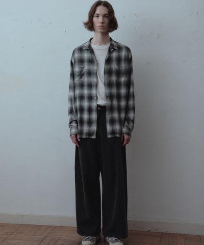 【一部予約】【WEB限定】TOWNCRAFT / 60S OMBRE LOOP COLLAR SHIRTS 【予約】GRAY